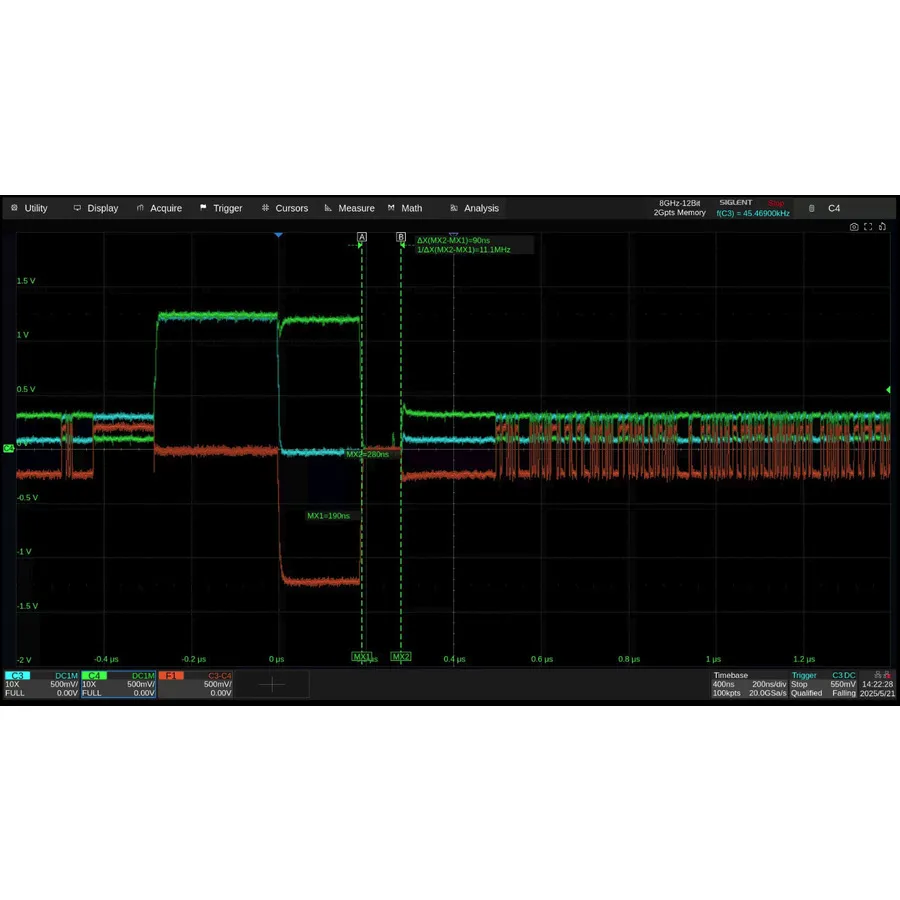 Software de Teste de Conformidade Siglent SDS7000A-CT-DP MIPI-DPHY
