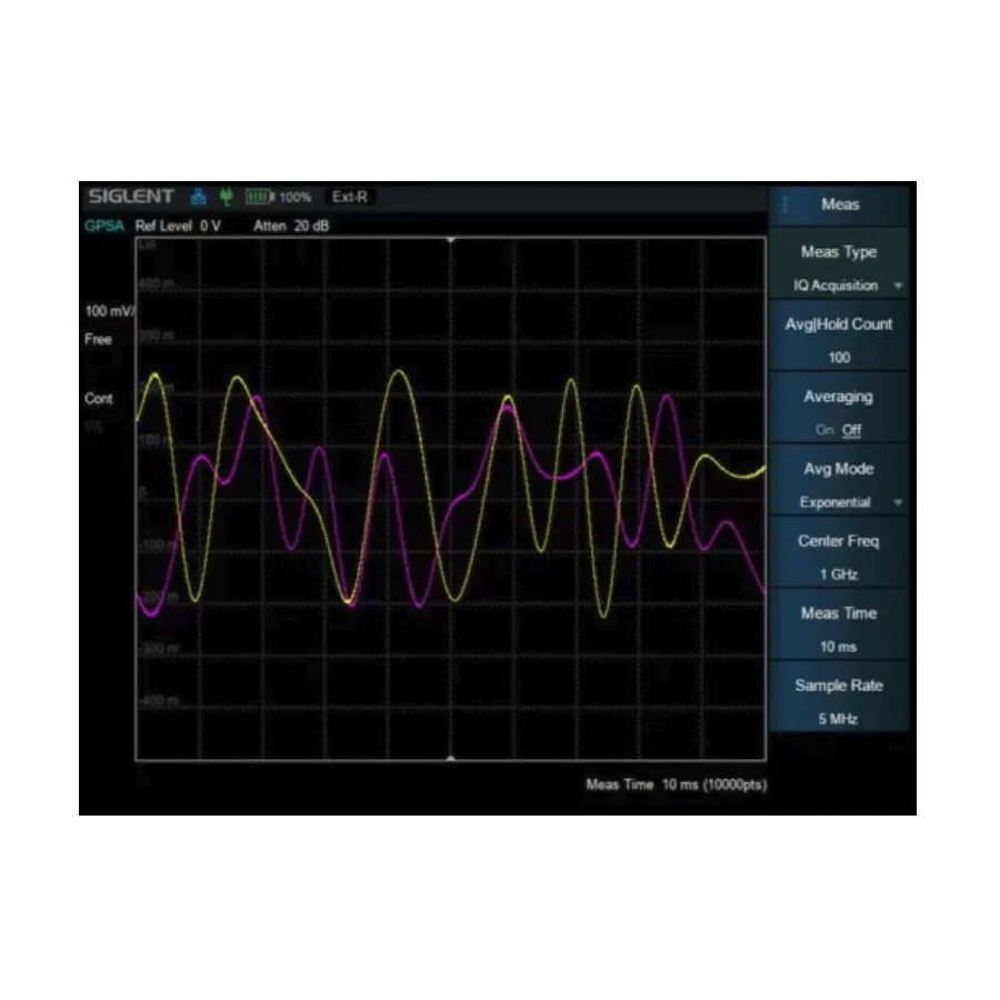 Opção de Aquisição de Dados IQ Siglent SHA860-IQA