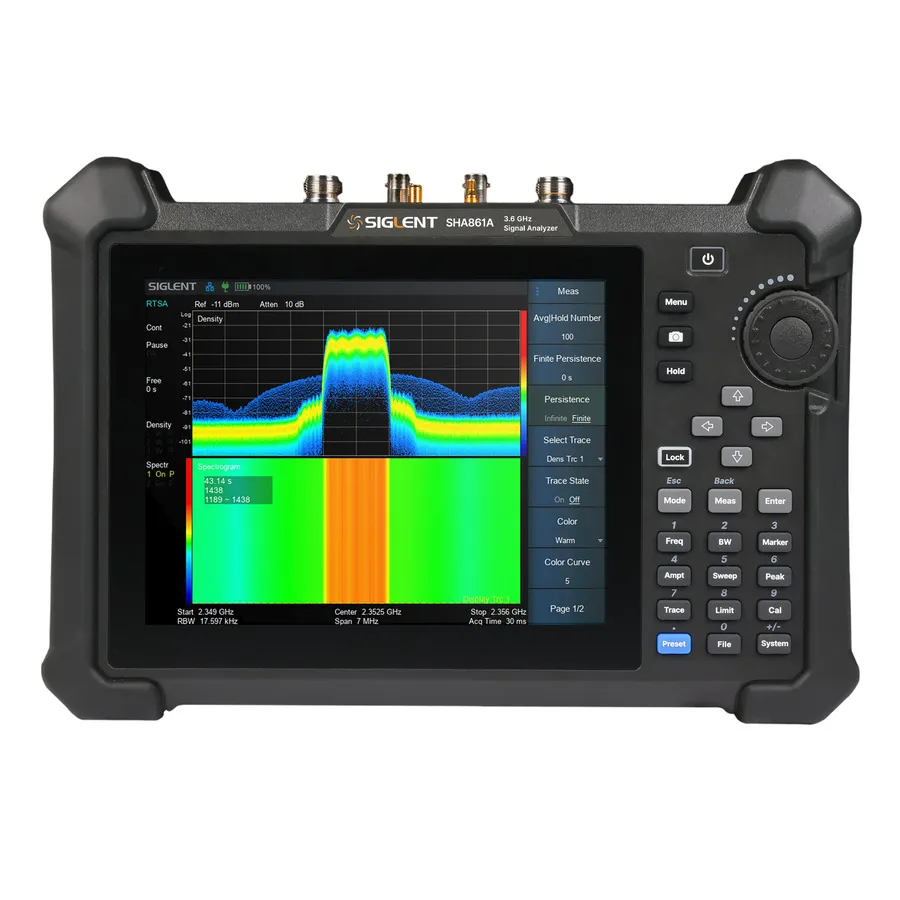 Analisador de Espectro Portátil Siglent SHA861A