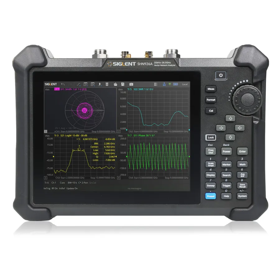 Analisador de Rede Vetorial Portátil Siglent SHN926A