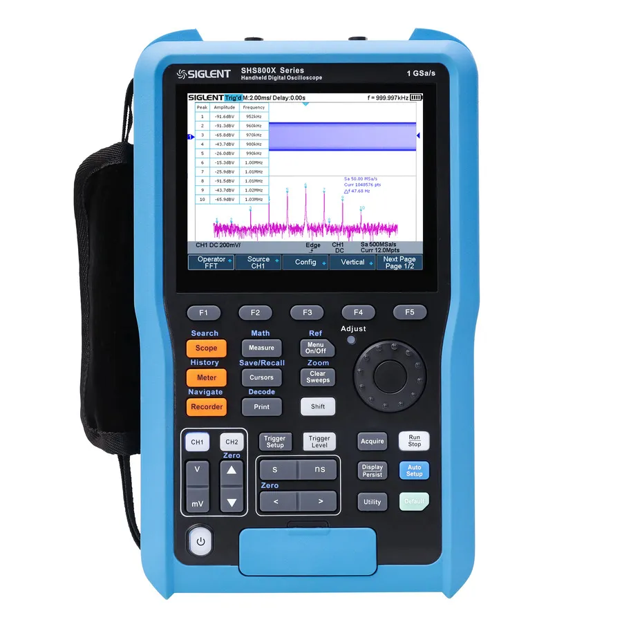 Osciloscópio Portátil Siglent SHS810X
