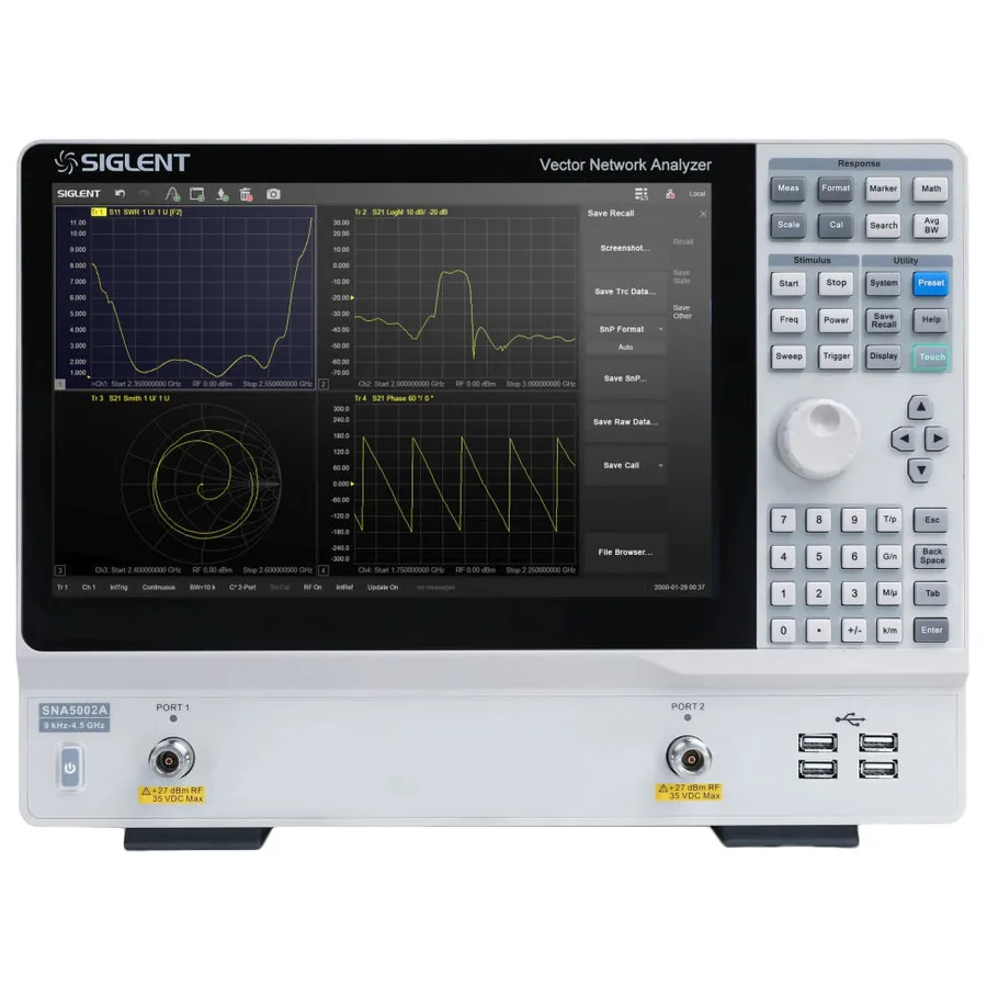 Analisador de Rede Vetorial Siglent SNA5002A