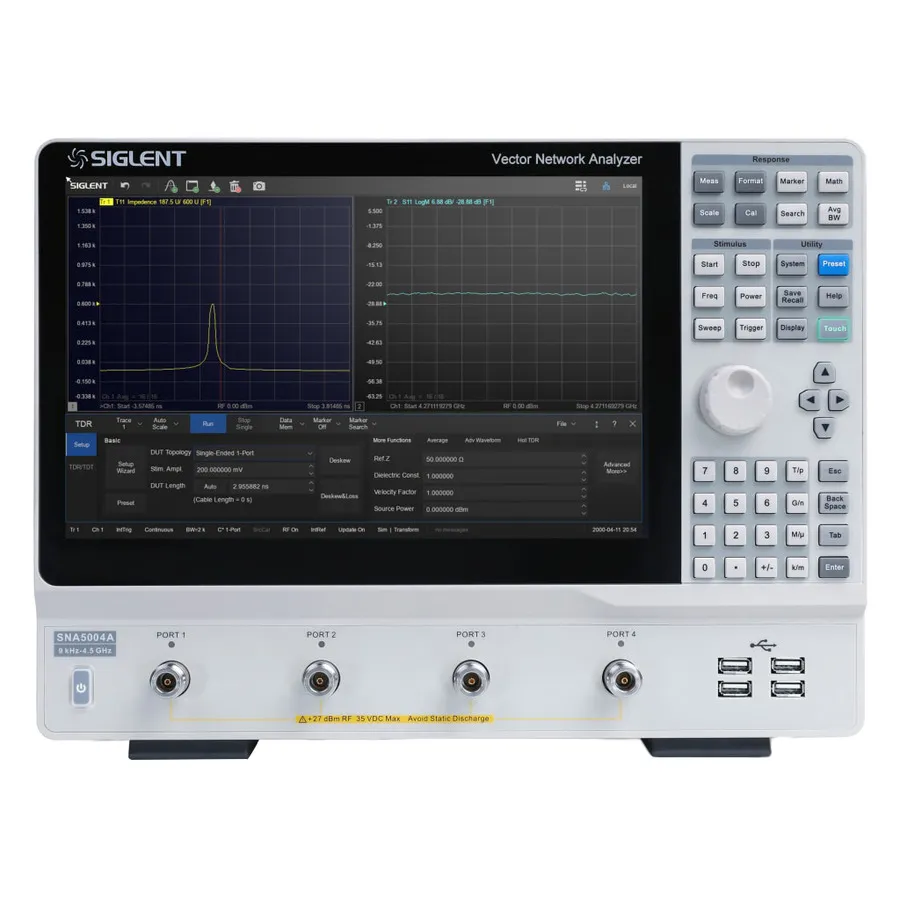 Analisador de Rede Vetorial Siglent SNA5004A