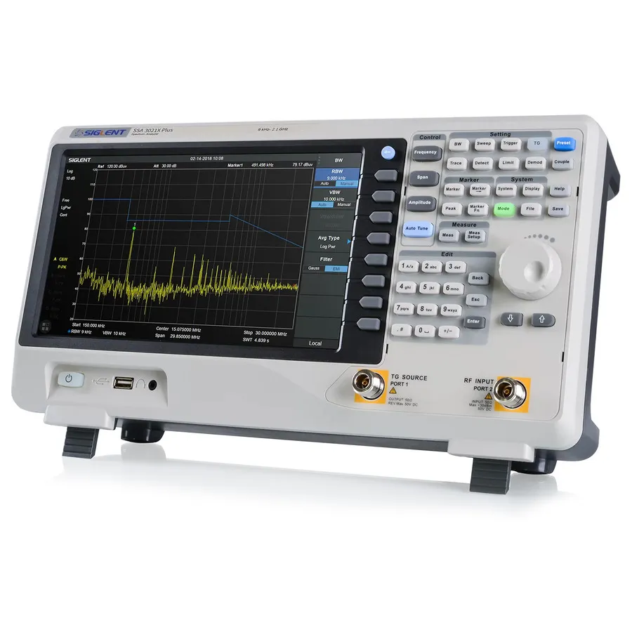 Analisador de Espectro Siglent SSA3021X Plus