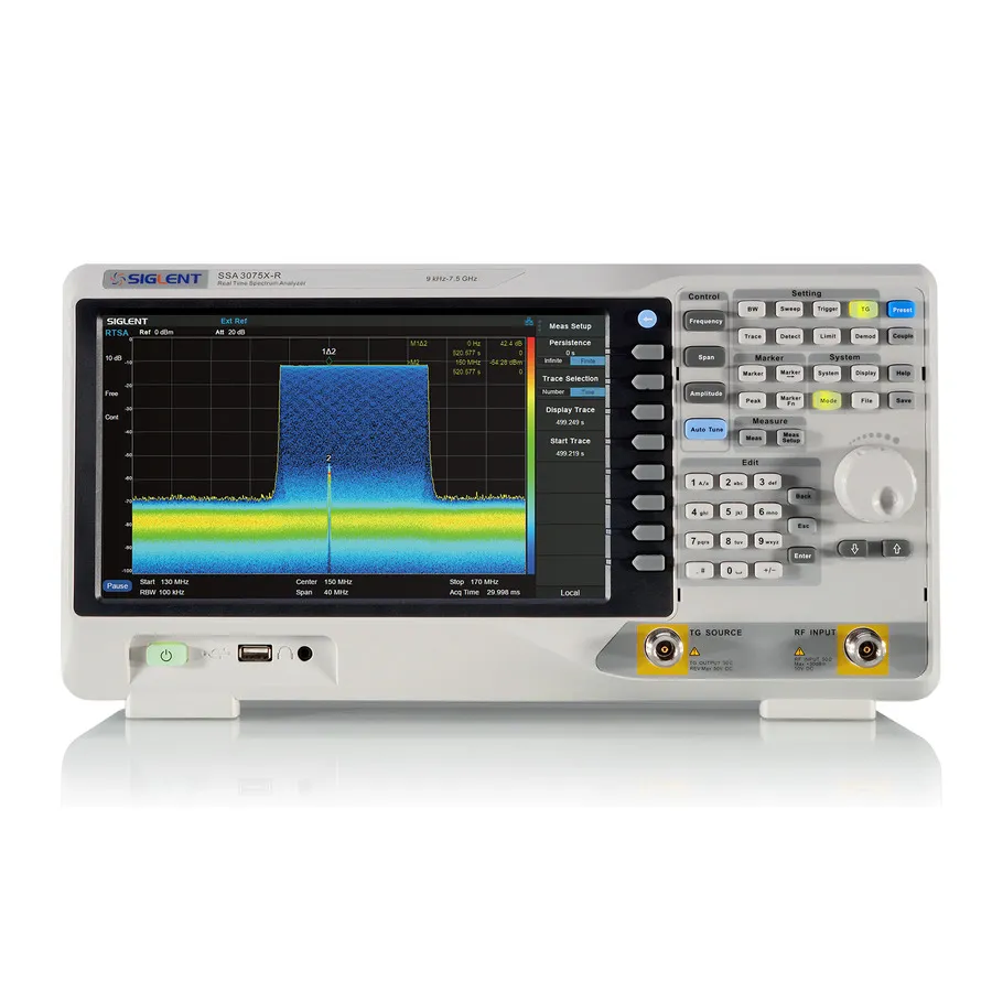 Analisador de Espectro em Tempo Real Siglent SSA3075X-R