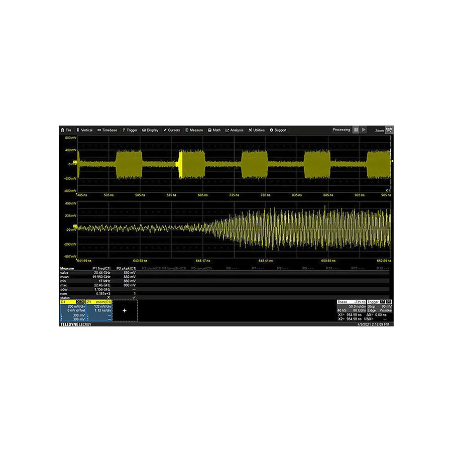 Modulação de Pulso Siglent SSG5080A-PU