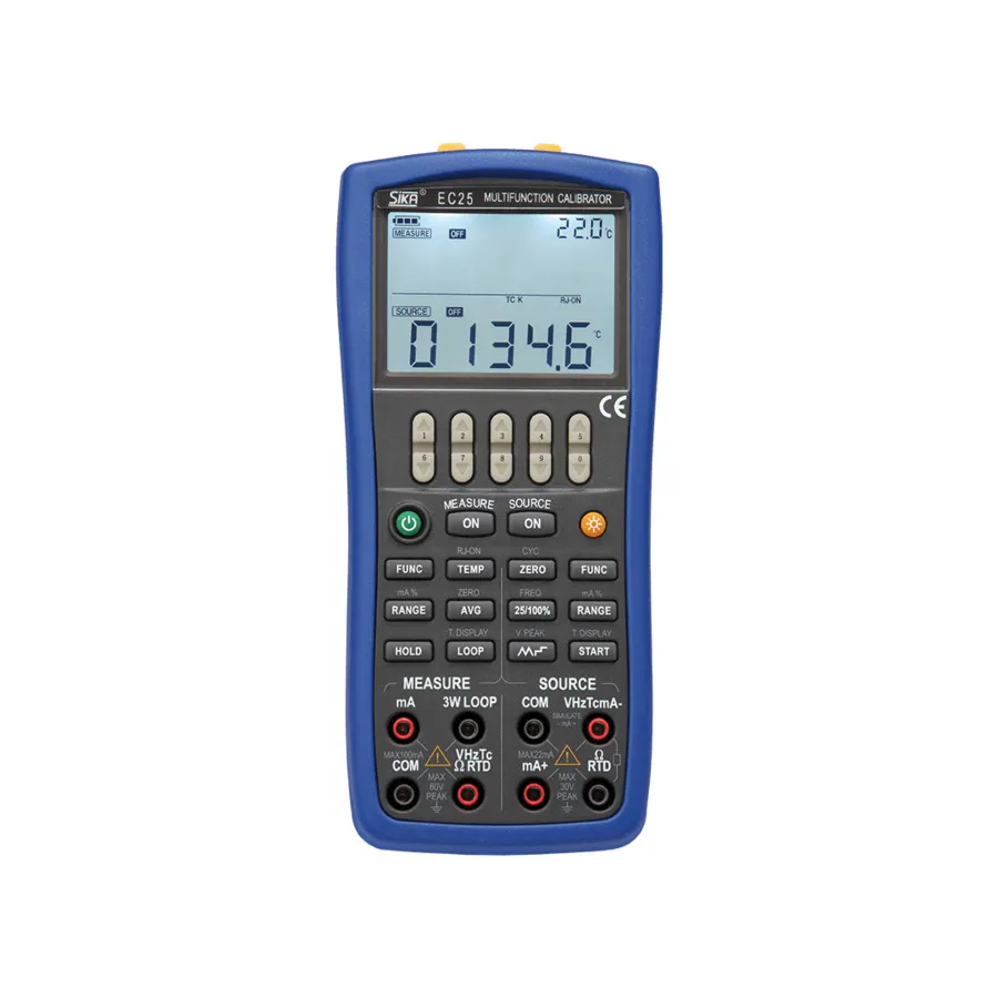 Simulador Multifuncional Sika USA EME8VCEC025000 para RTD e Termopar