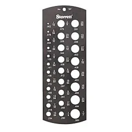 Gabarito de Brocas Starrett 187