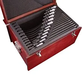 Starrett S436MEXRLZ Conjunto de Micrômetro Externo de Precisão