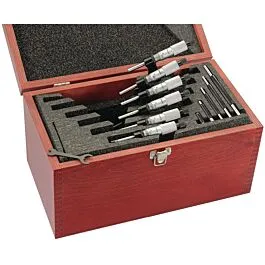 Conjunto de Micrômetro Externo Starrett ST436.1CXRLZ 0-6"