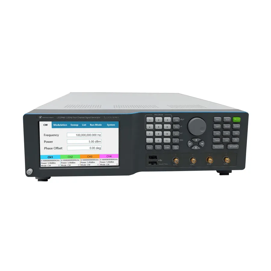 Gerador de Sinal Tabor LS1294B de Quatro Canais com 12GHz em Bancada