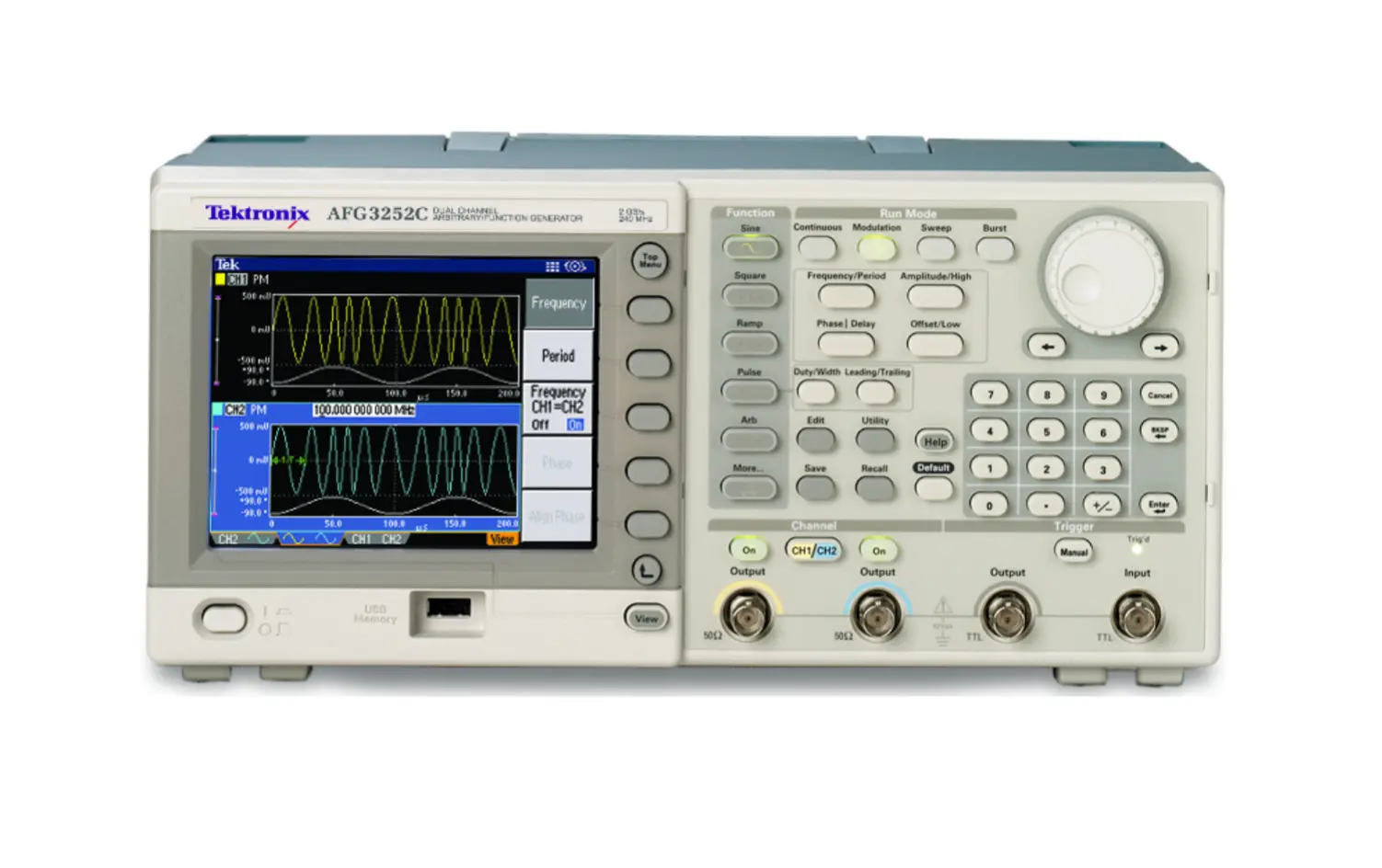 Tektronix AFG3022C Gerador de Forma de Onda Arbitrária