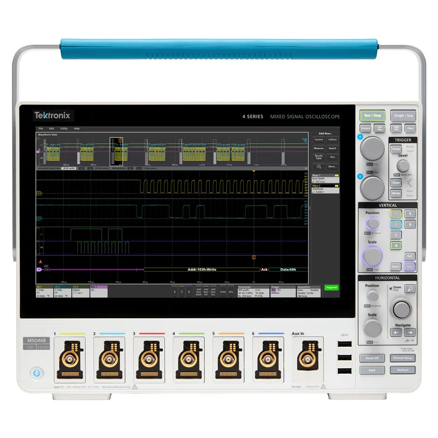 Osciloscópio de Sinal Misto Tektronix MSO46B