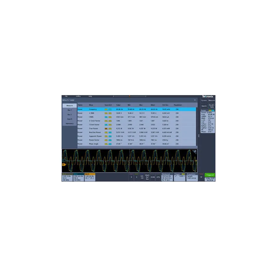 Licença de Medição e Análise de Energia Tektronix SUP3/PWR