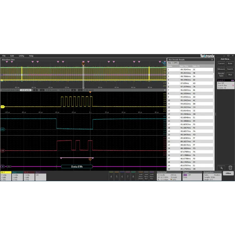 Licença de Software Tektronix TEKSCOPE-PRO-SR Pro Serial Decode