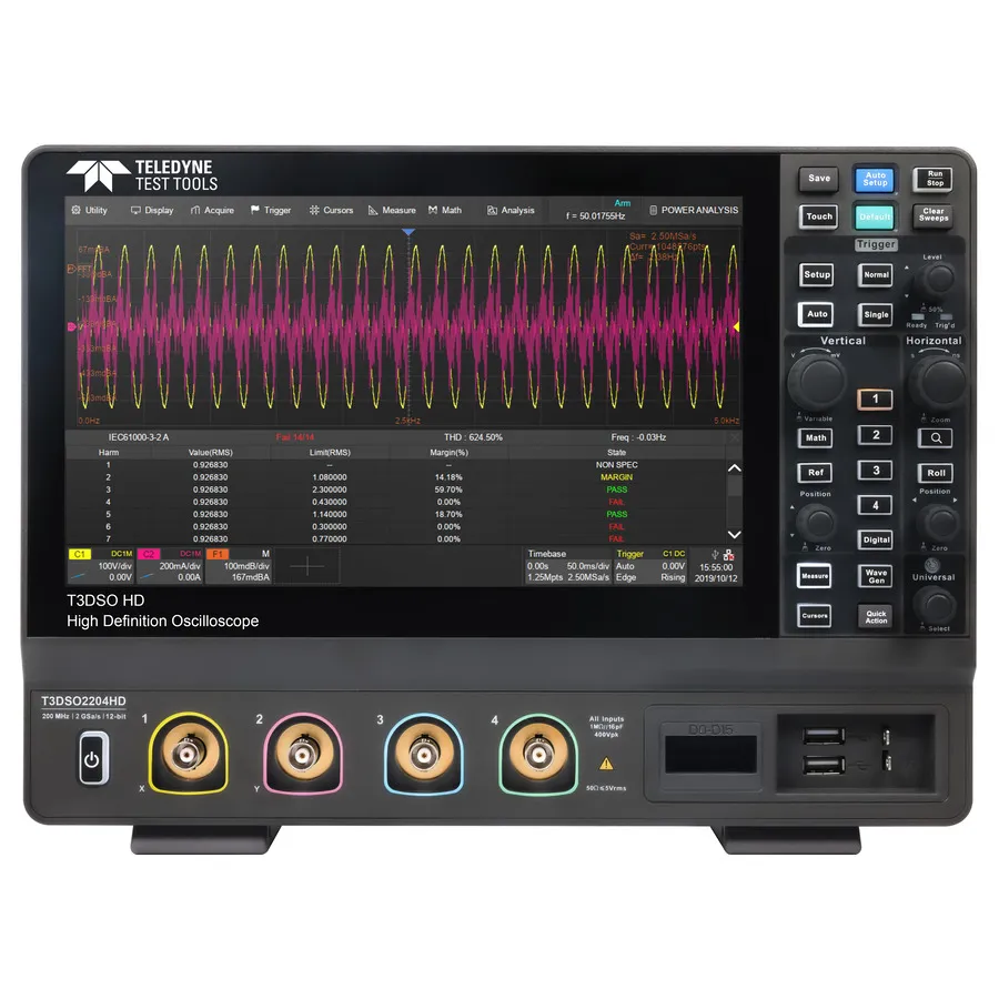 Osciloscópio Digital Teledyne LeCroy T3DSO2204HD