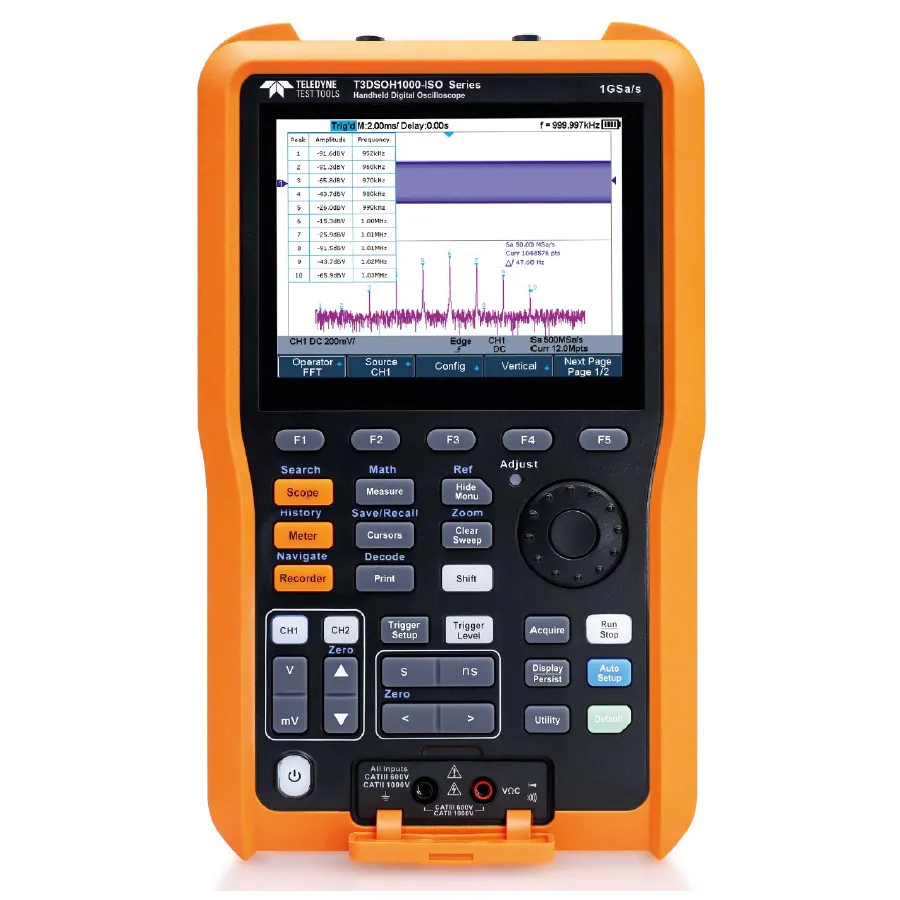 Osciloscópio Portátil Isolado Teledyne LeCroy T3DSOH1202-ISO