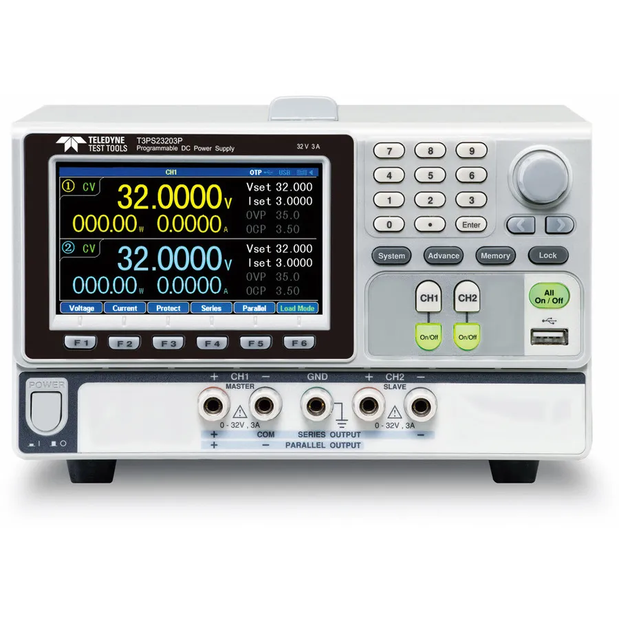 Fonte de Alimentação CC Dual-Channel Teledyne LeCroy T3PS23203P