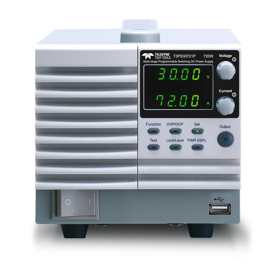 Fonte de Alimentação DC Programável de Saída Única Teledyne LeCroy T3PS30721P