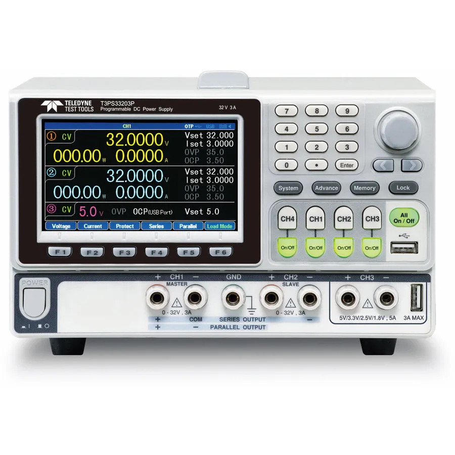 Fonte de Alimentação DC Programável Tripla Teledyne LeCroy T3PS33203P
