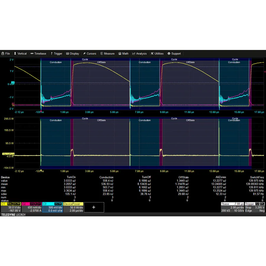 Opção de Análise de Potência Teledyne LeCroy WS4KHD-PWR