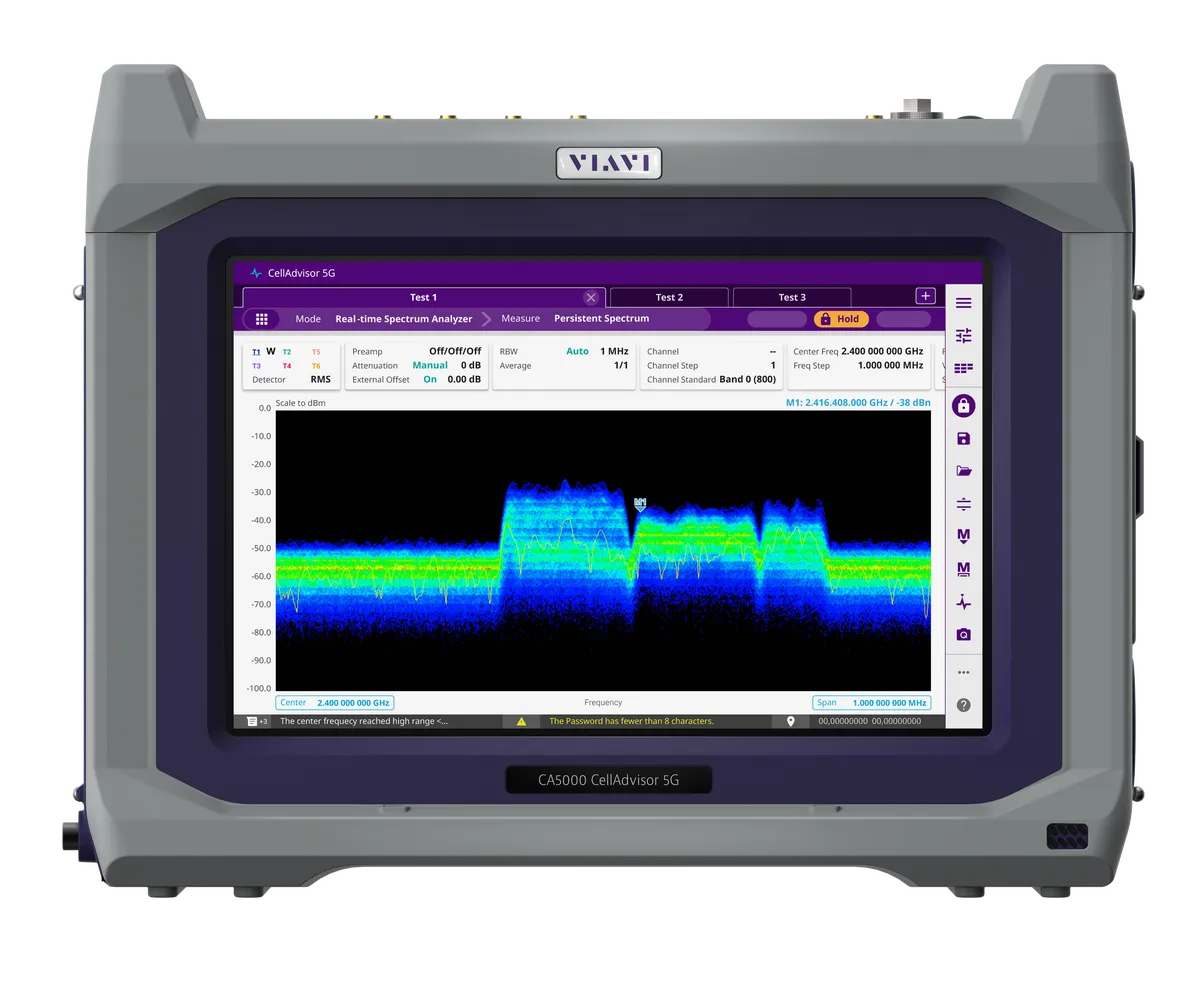 Analisador Viavi CA5000-F002 CellAdvisor 5G