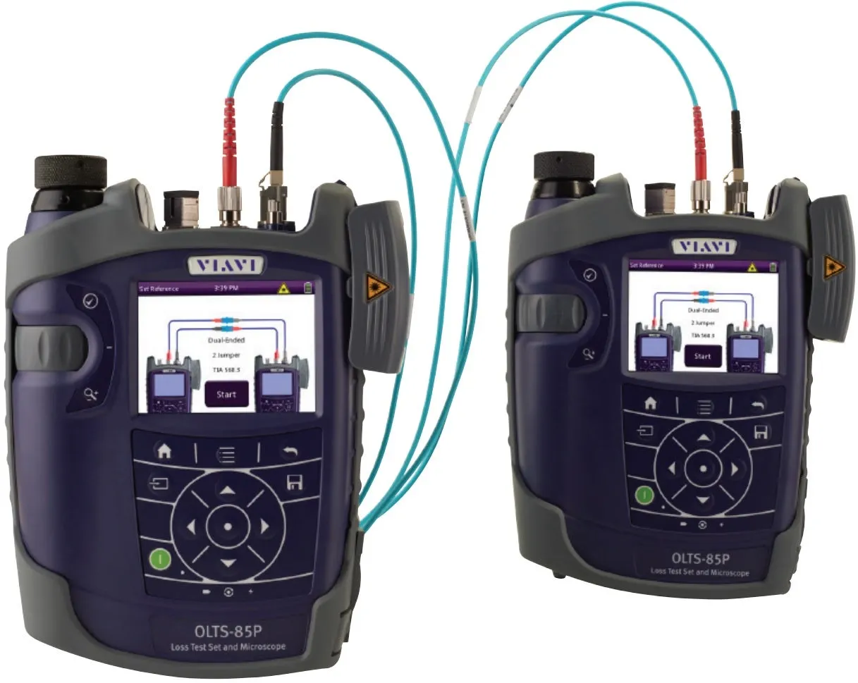 Kit de Teste de Perda Óptica Quad Viavi OLTS-85P com Microscópio