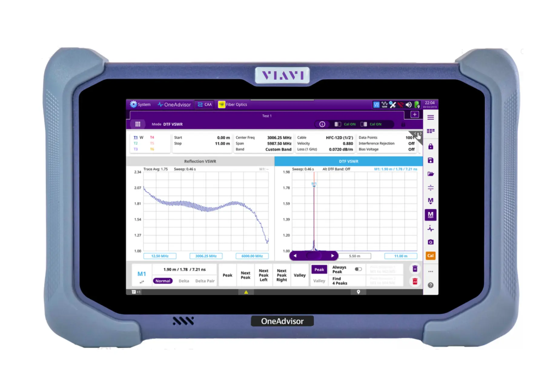 Viavi OneAdvisor-800 Analisador de Cabo e Antena