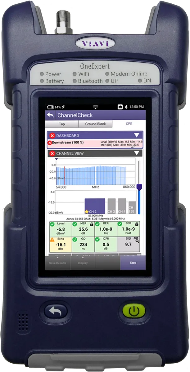 Viavi ONX-220-42-85-D31-PRO Testador DOCSIS