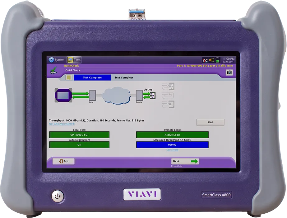 Testador Viavi SC4800-E1/T1